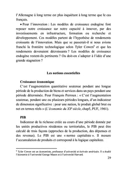 Les sciences économiques