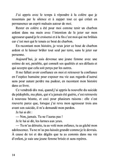 Tu m'as volé mon innocence ; je t'offre mon pardon