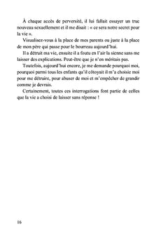 Tu m'as volé mon innocence ; je t'offre mon pardon