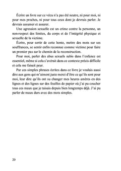 Tu m'as volé mon innocence ; je t'offre mon pardon