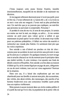 Tu m'as volé mon innocence ; je t'offre mon pardon