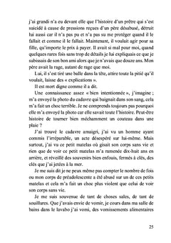 Tu m'as volé mon innocence ; je t'offre mon pardon