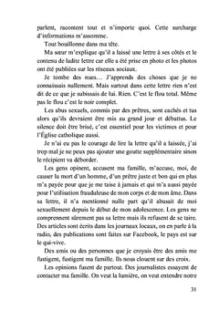 Tu m'as volé mon innocence ; je t'offre mon pardon