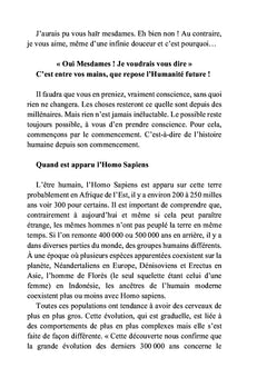 Mesdames, je voudrais vous dire...
