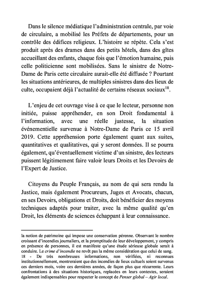 L'incendie de Notre-Dame