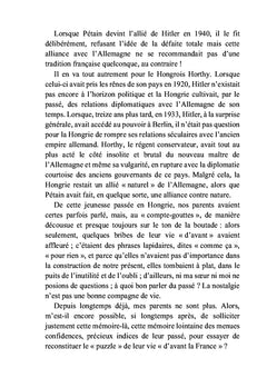 Pré aux Pachas, une adresse hongroise