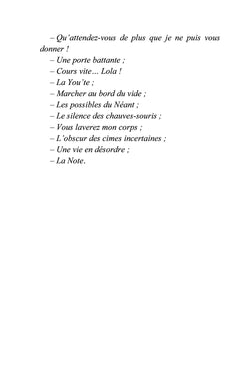Surtout ne t'approche pas de l'eau