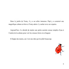 Tomy sur l'île de la Licorne