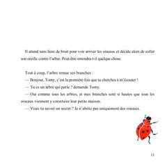 Tomy sur l'île de la Licorne
