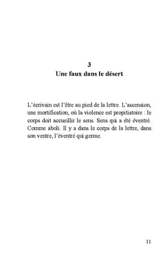 Soupçon vespéral