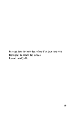 Fracas du couchant