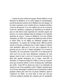 Journal du voyage en Chine du spathaire Nicolas Milescu