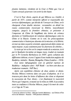 Journal du voyage en Chine du spathaire Nicolas Milescu