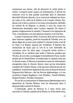 Journal du voyage en Chine du spathaire Nicolas Milescu