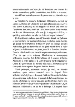Journal du voyage en Chine du spathaire Nicolas Milescu