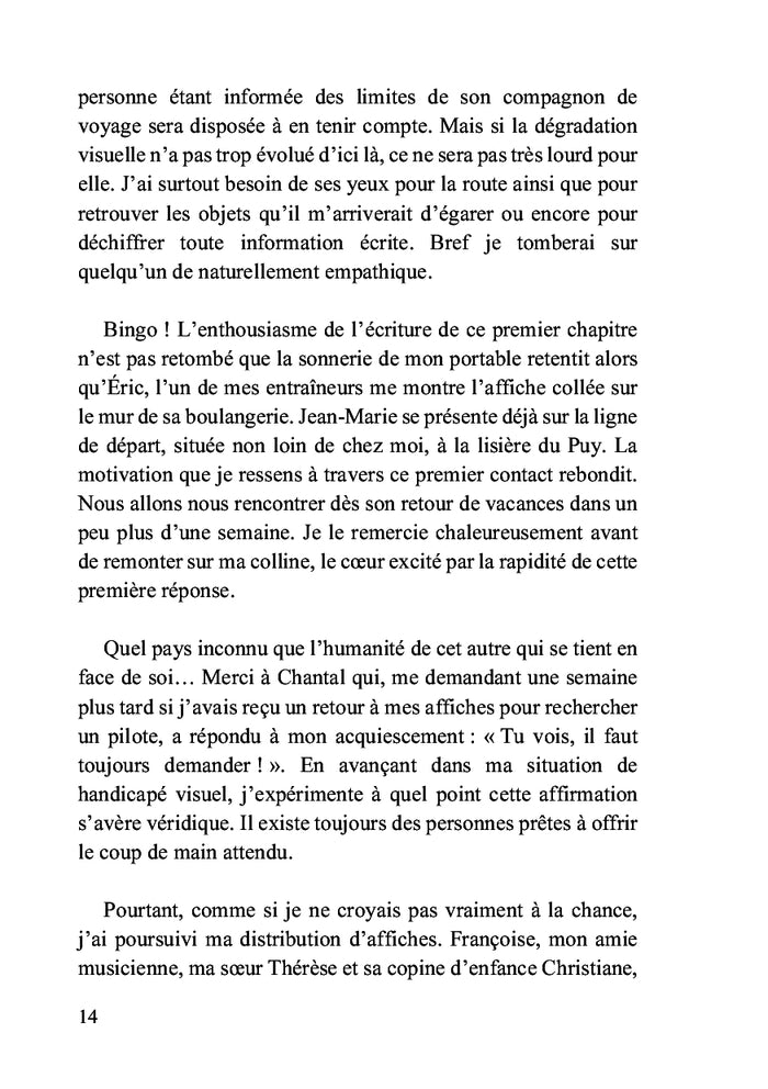 Un chemin à contre-peur