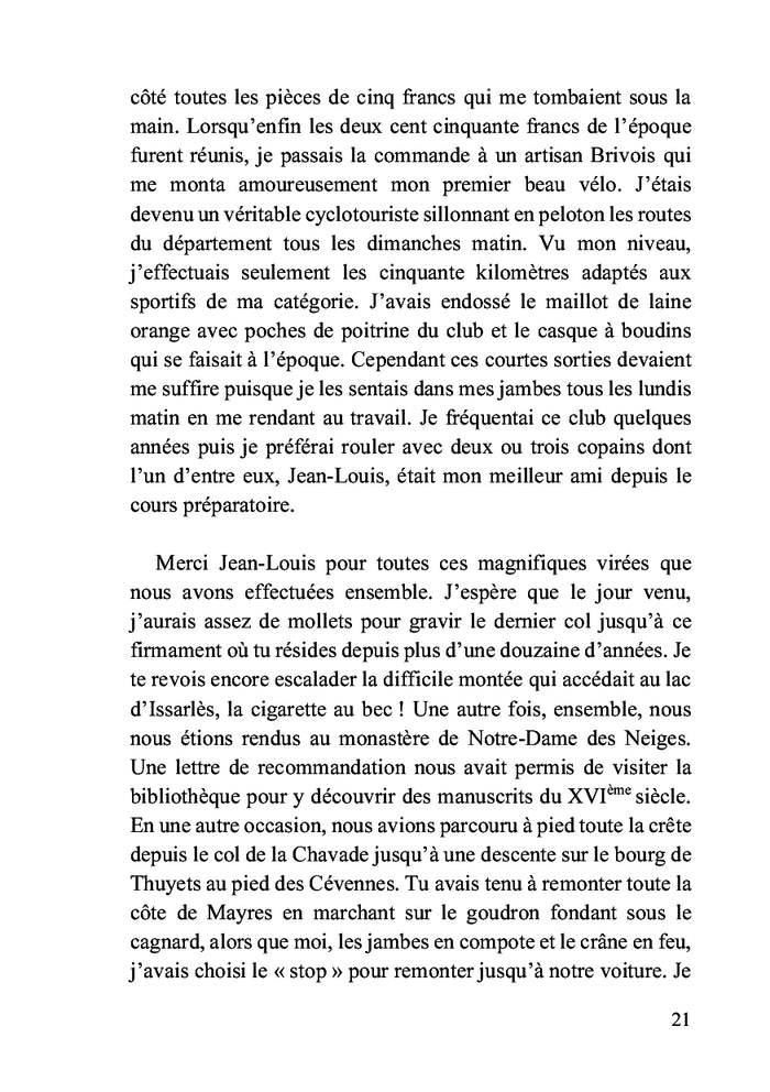 Un chemin à contre-peur