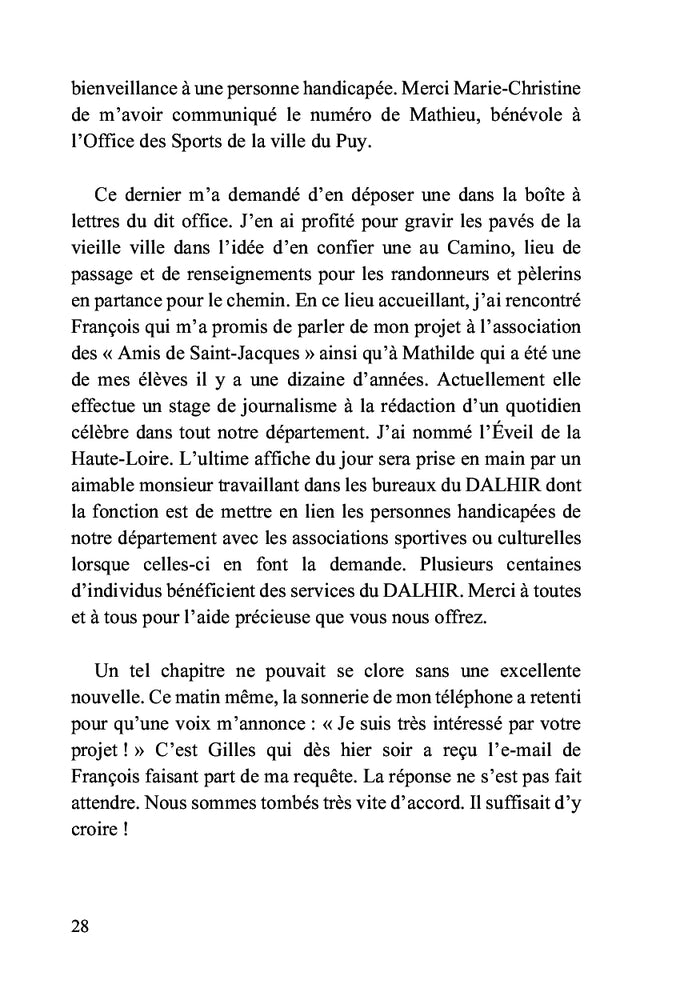 Un chemin à contre-peur