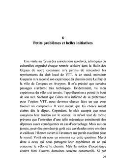Un chemin à contre-peur