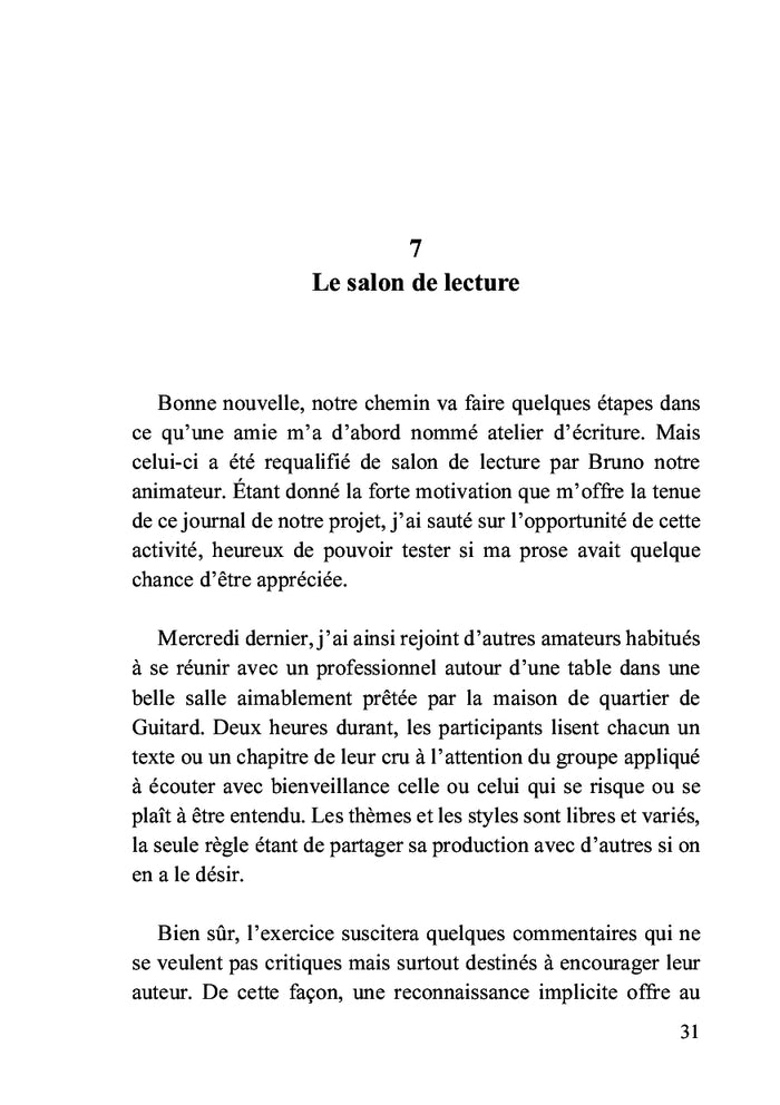 Un chemin à contre-peur