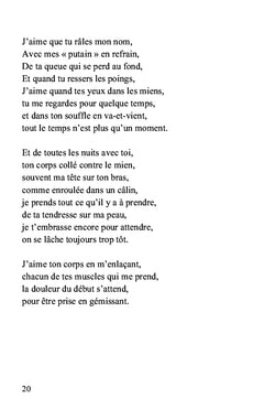 Écrire ton corps et puis le mien