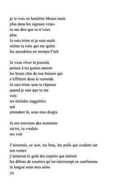 Écrire ton corps et puis le mien