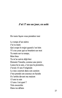 Écrire ton corps et puis le mien