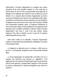 L'inachevé