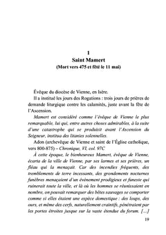 De glace sont les saints en mai