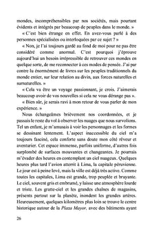 Sagesses d'un peuple en équilibre