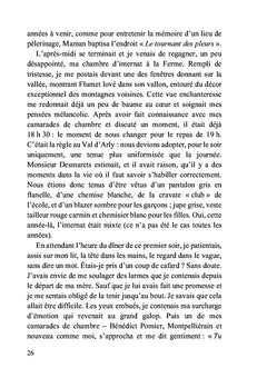 Souvenirs de l'aube