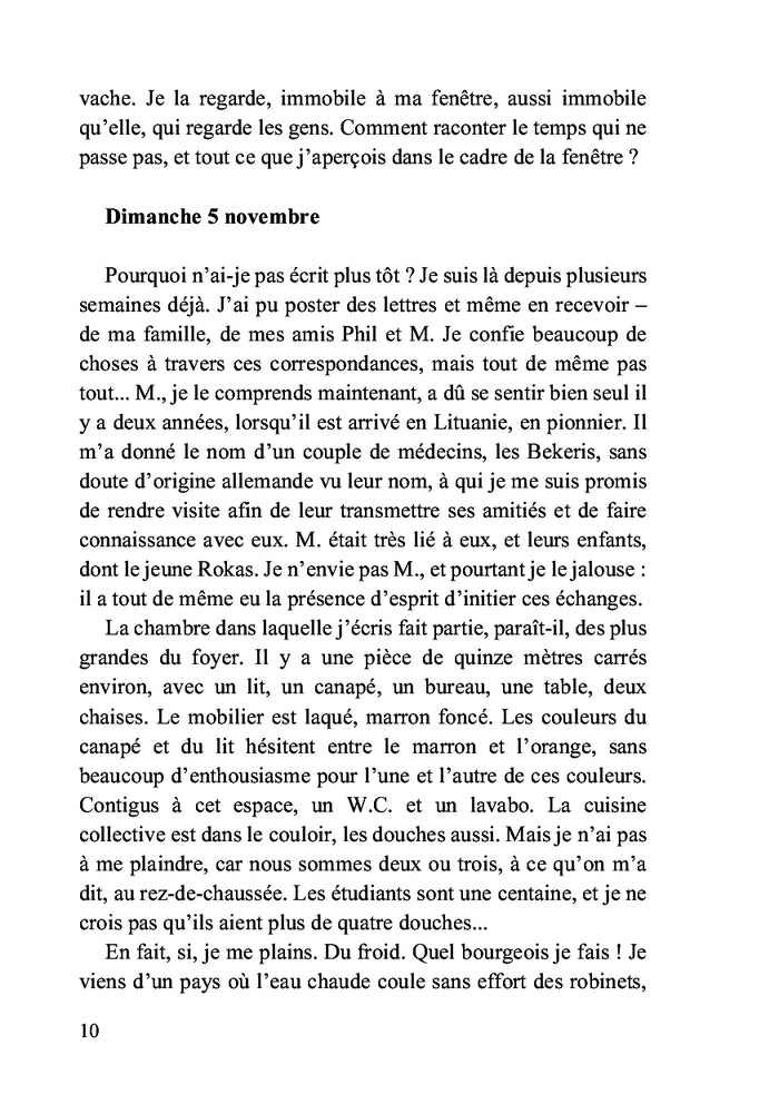 Journal d'un jeune français en pays balte