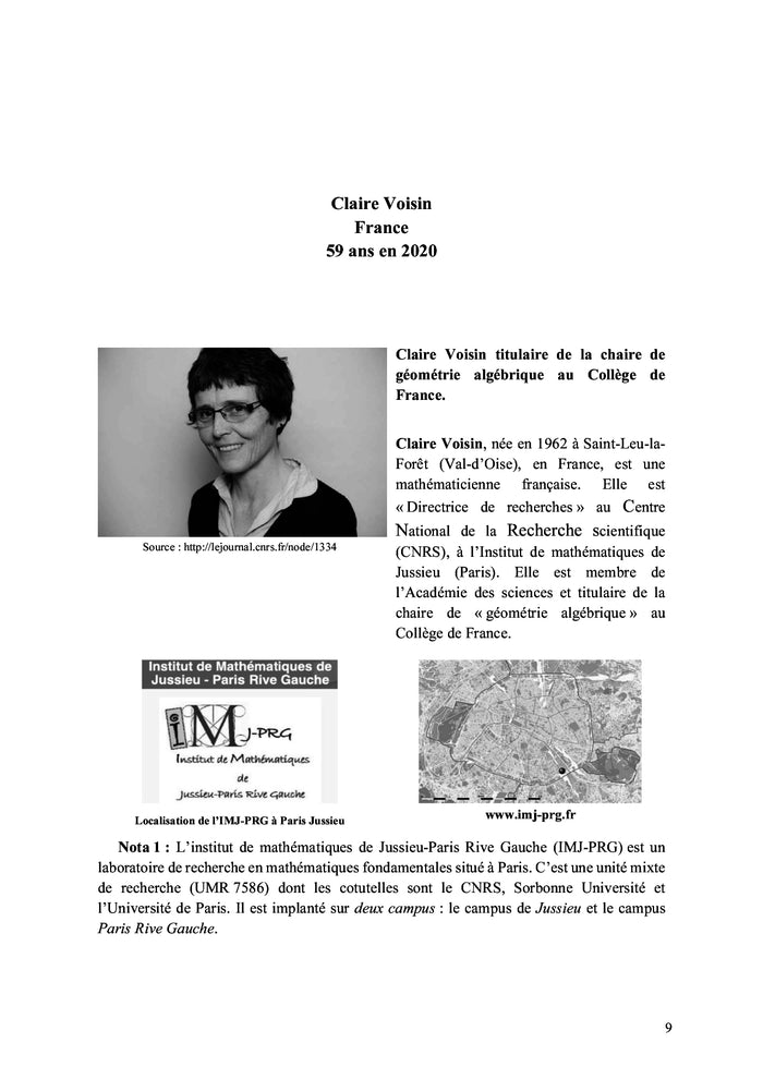 La Saga des Mathématiciennes