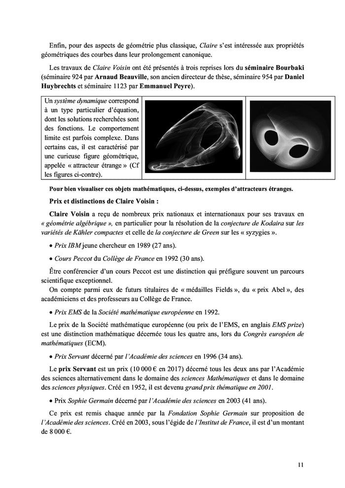 La Saga des Mathématiciennes