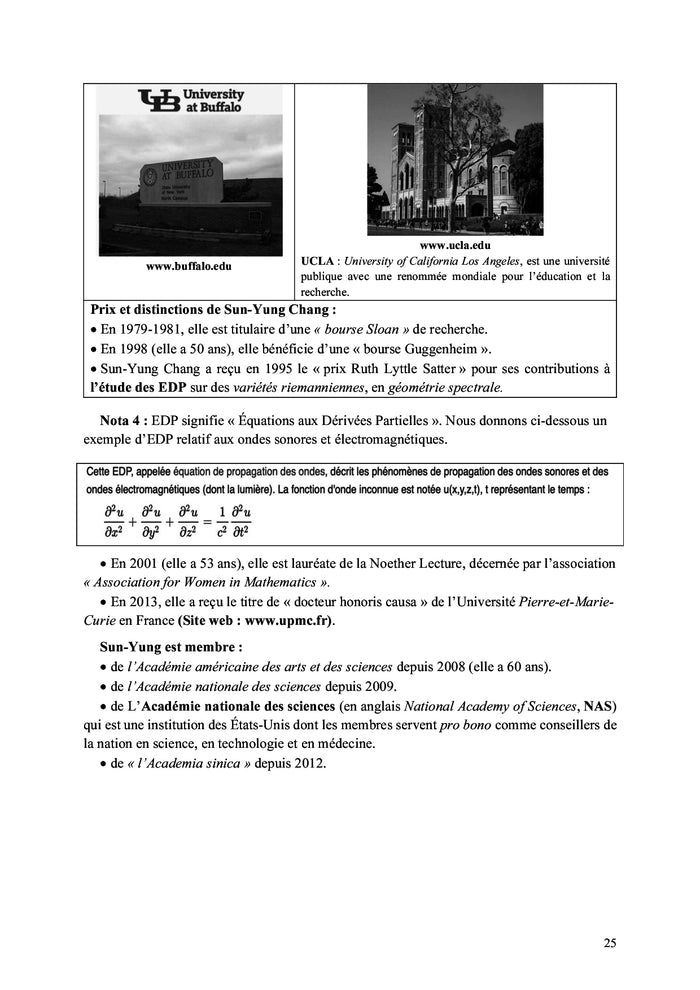 La Saga des Mathématiciennes