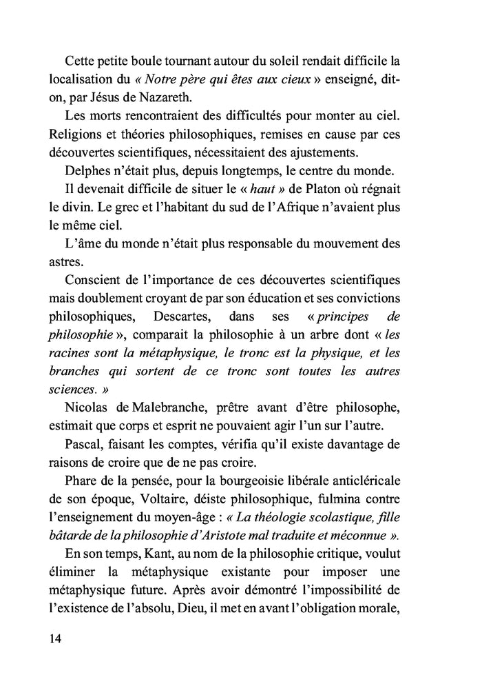 Essence et absolu, vaches sacrées de la philosophie