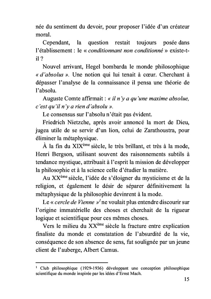 Essence et absolu, vaches sacrées de la philosophie