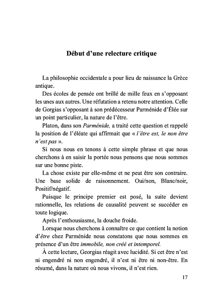 Essence et absolu, vaches sacrées de la philosophie