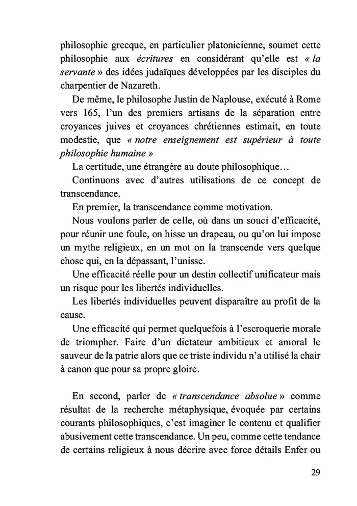 Essence et absolu, vaches sacrées de la philosophie