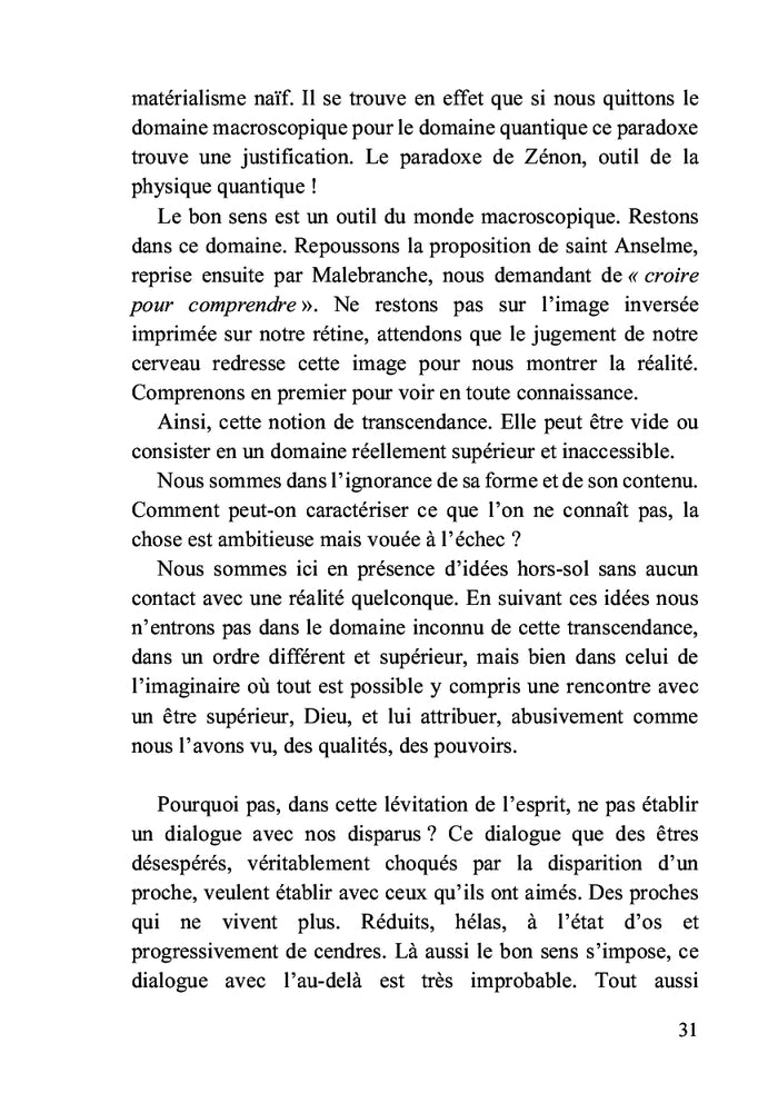 Essence et absolu, vaches sacrées de la philosophie
