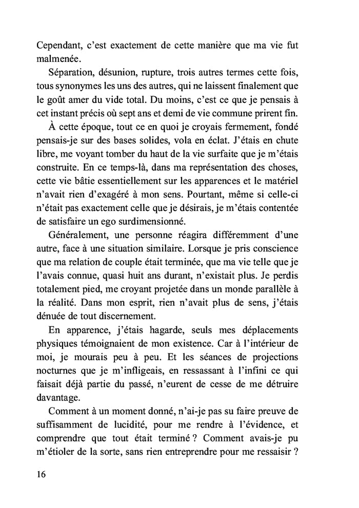 Mémoire d'un chemin vers la guérison