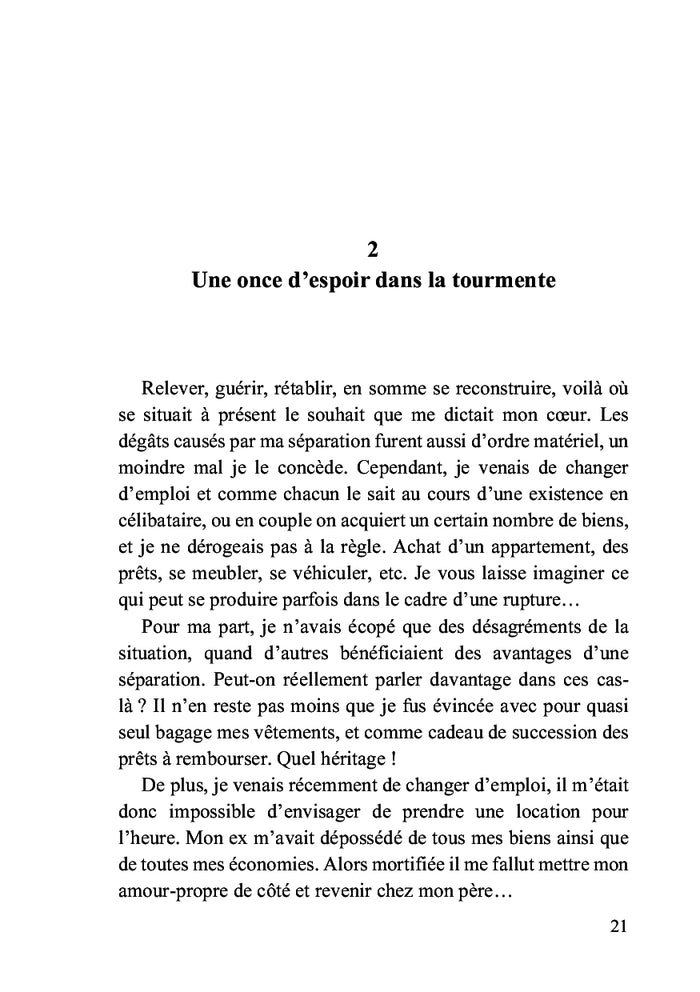 Mémoire d'un chemin vers la guérison