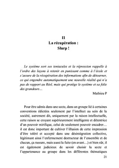 L'art de la dérobade ou de l'exploration des poubelles philosophiques