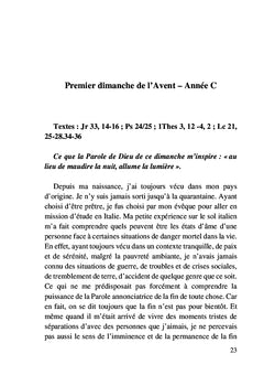 La Parole qui sauve II