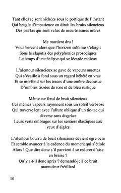 Le réveil des silences vertigés