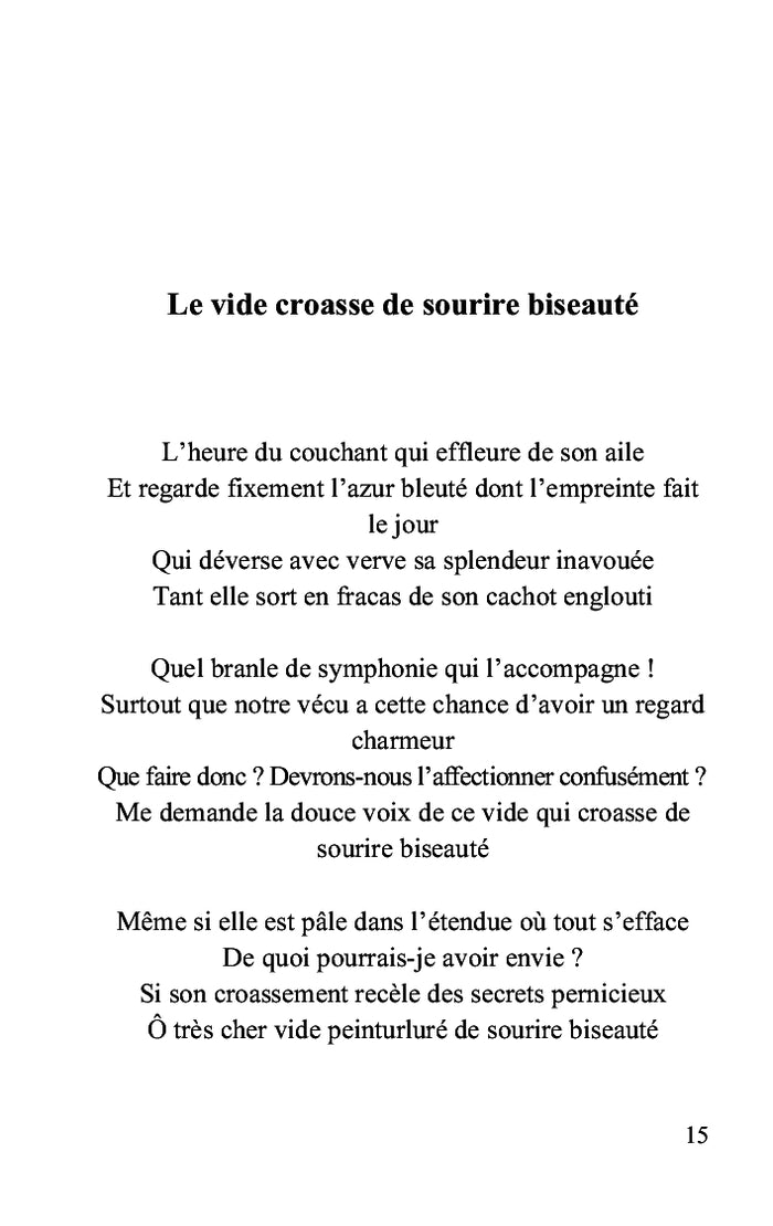 Le réveil des silences vertigés