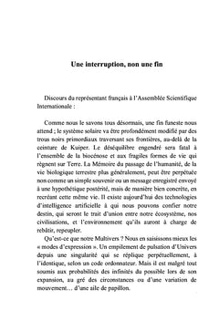 Sur un battement de Multivers