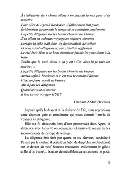Le voyage en diligence