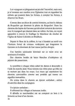 Le voyage en diligence