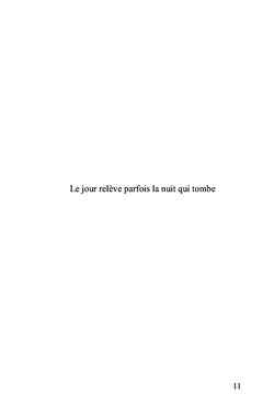 Jusqu'à éteindre la nuit